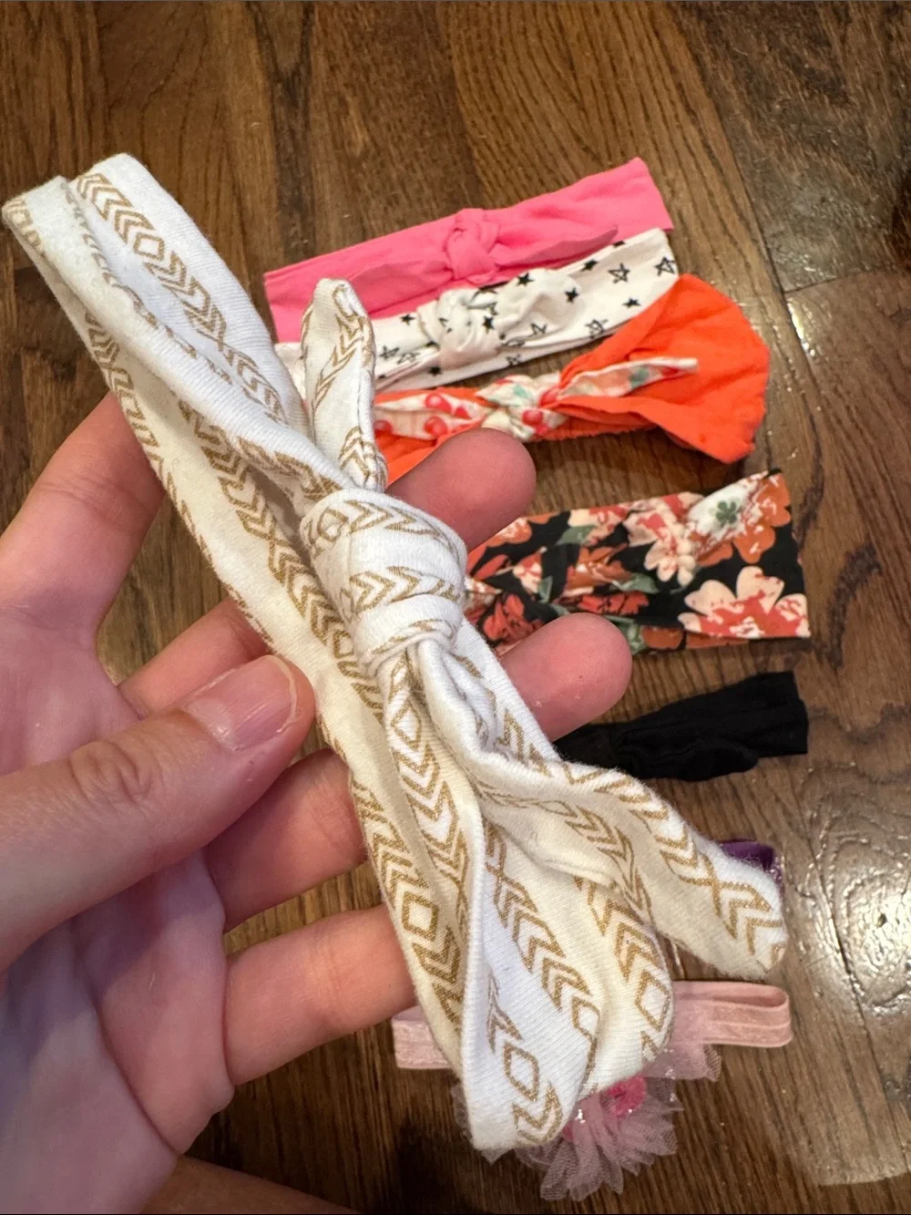 Baby Girl Stretch Headband Set in various colors and sizes